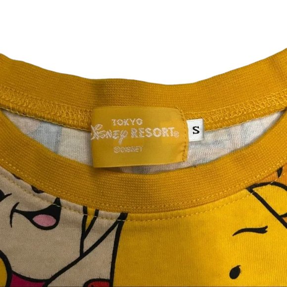 *SOLD* Disney Resort Japan Winnie the Pooh all over print T-Shirt S - Picture 4 of 4